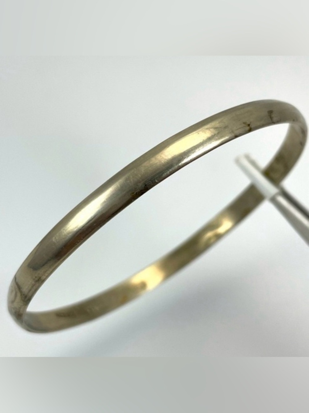 Beautiful Vintage Mexico 925 Sterling Silver Bangle Bracelet